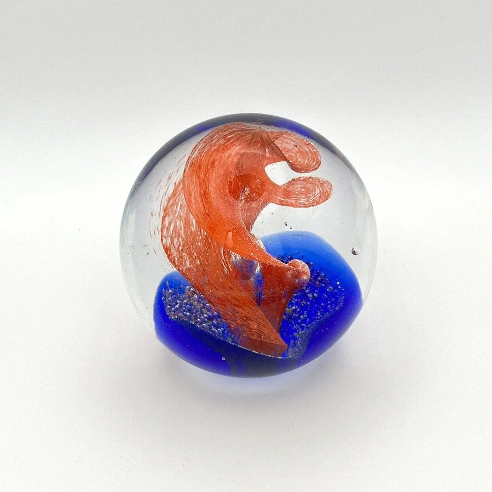 N/A glass paperweight